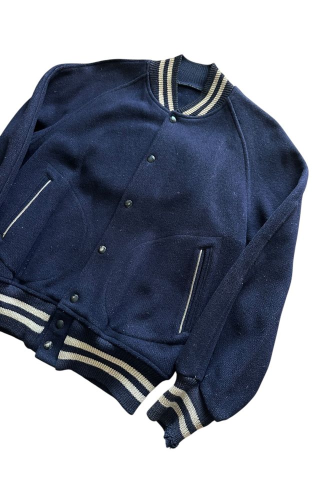 Vintage 1950s Football Clinic Bowl Letterman Jacket #3