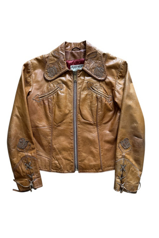 Vintage 1970s East West Leather Jacket Selected By Vintage Warrior