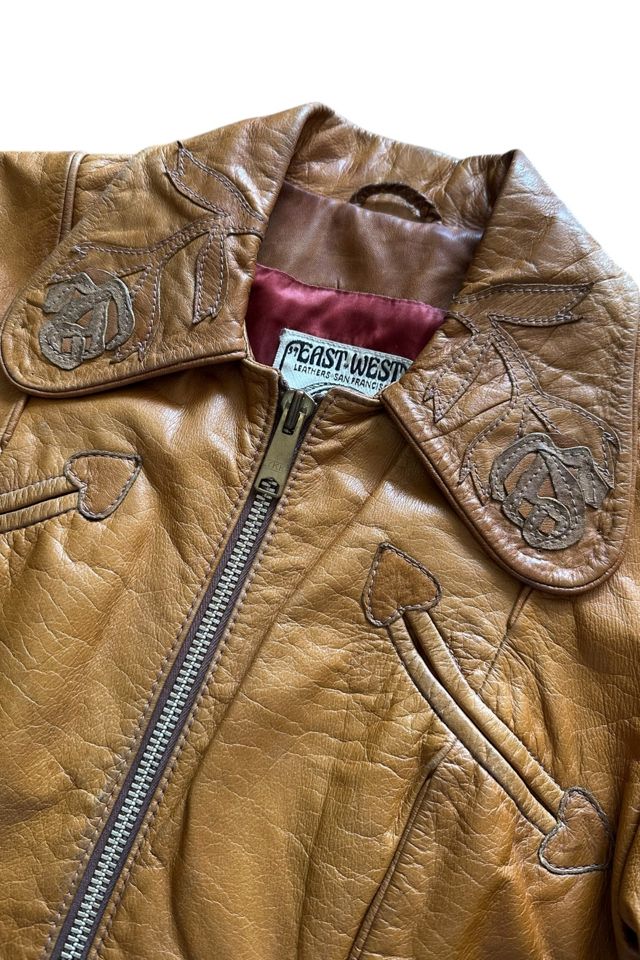 Vintage 1970s East West Leather Jacket Selected By Vintage Warrior #1