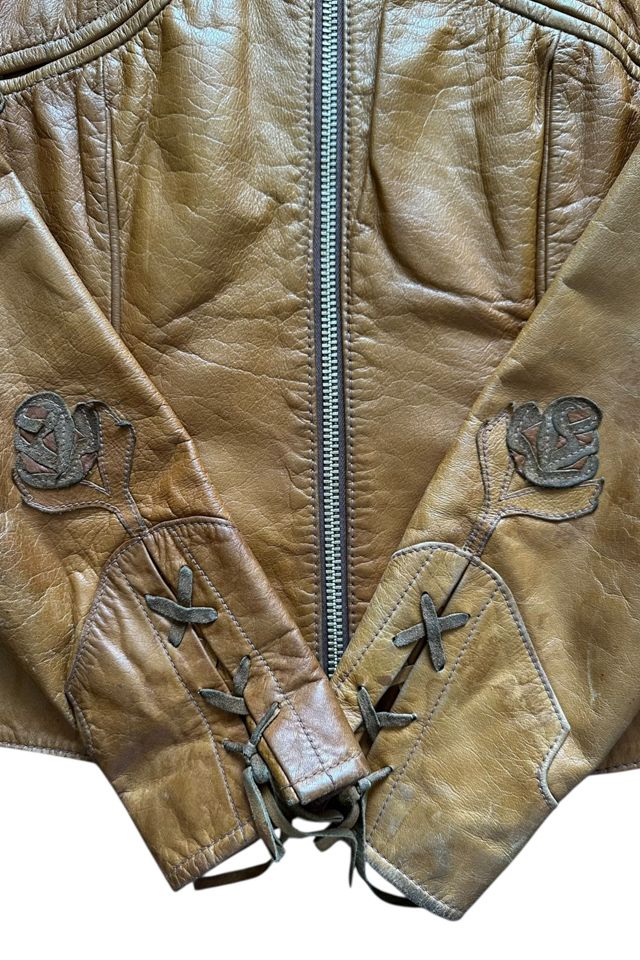 Vintage 1970s East West Leather Jacket Selected By Vintage Warrior #2