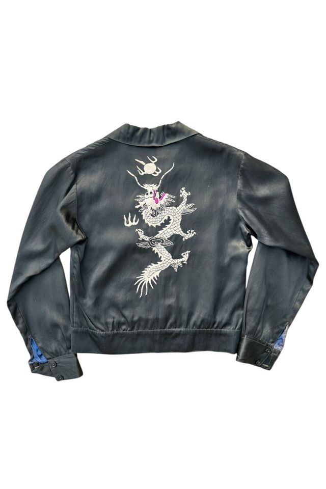 Vintage 1940s Satin China Souvenir Jacket Selected By Vintage Warrior