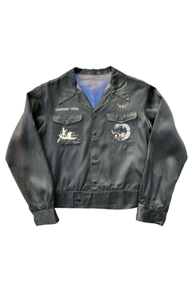 Vintage 1940s Satin China Souvenir Jacket Selected By Vintage Warrior #2