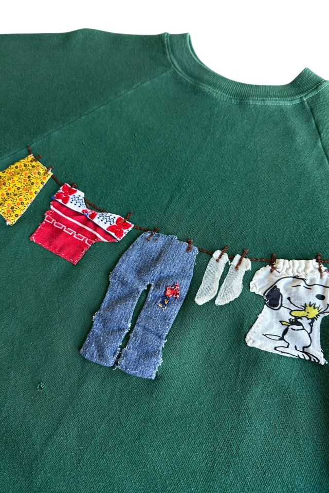 Vintage 1960s Hand Made Peanuts Short Sleeve Sweatshirt Selected By Vintage Warrior #1