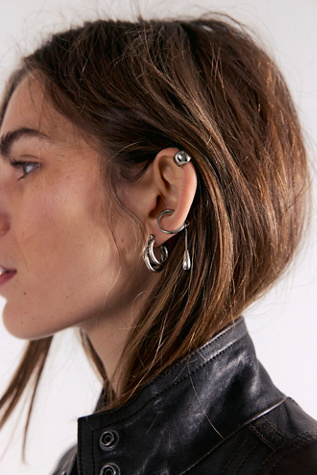 Mari Ear Cuff Set at Free People in Silver
