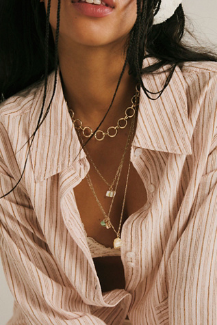 Vera Layer Necklace at Free People in Gold