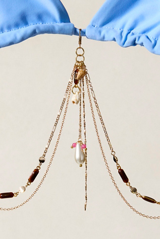 Alfi Bikini Chain at Free People in Papaya