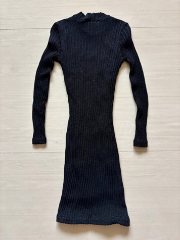 Vintage Betsey Johnson Metallic High Necked  Knit Dress Selected by Atlantic Vintage
