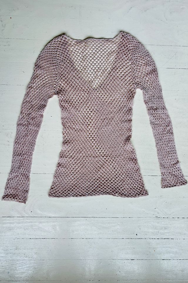 Vintage Cashmere Fishnet Sweater Selected by Atlantic Vintage #2