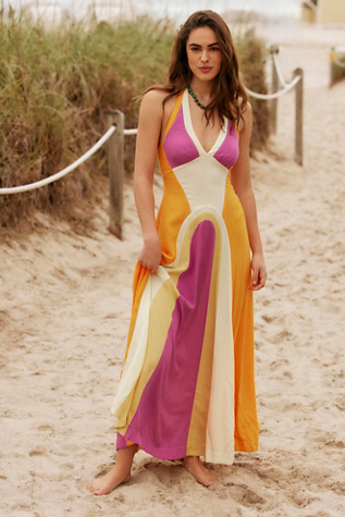 Robe longue Tropic Pop