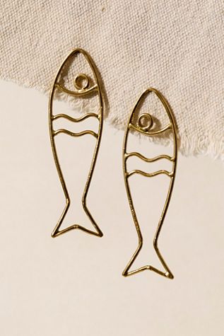 Rachel Pfeffer Handmade Sardine Earrings