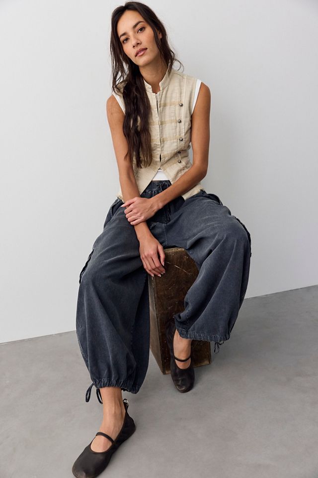 Bobbi Pull-On Cargo Trousers #3