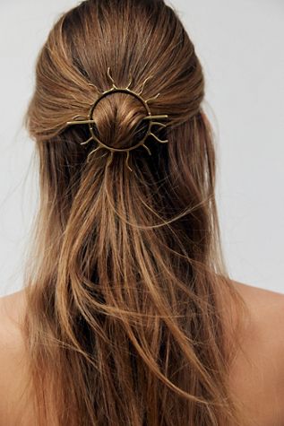 Rachel Pfeffer Handmade Brass Sun Hair Pin