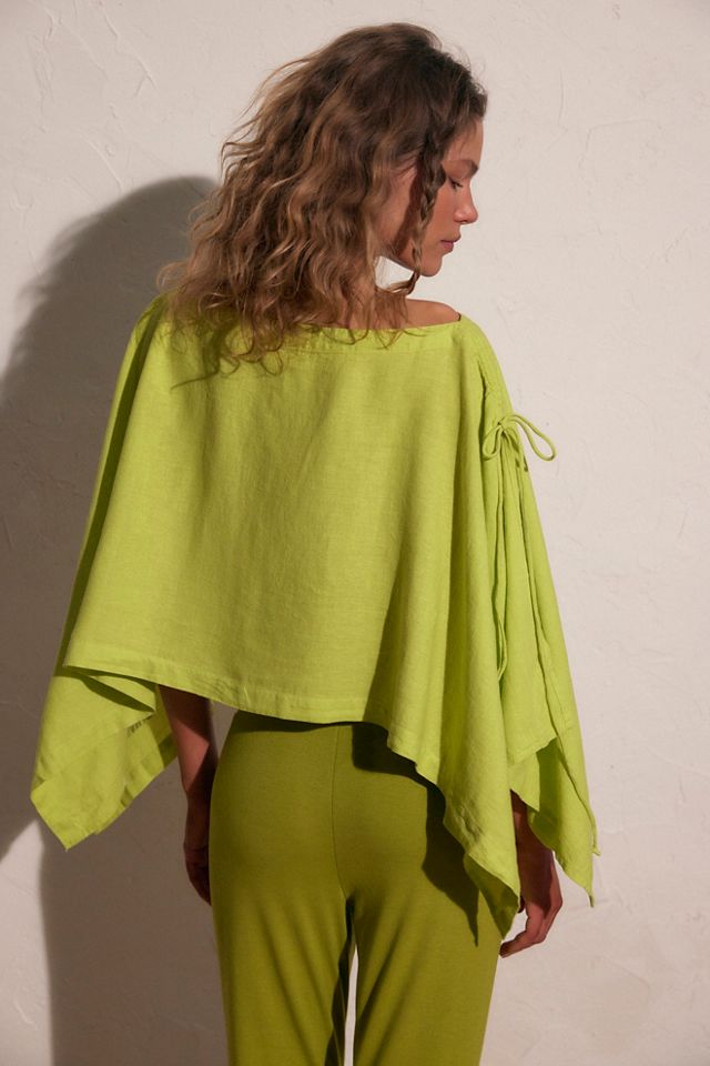 Sandshell Linen Coralyn Convertible Cape Top #1