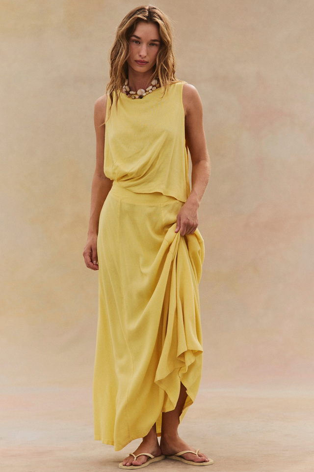 Moonlit Mirage Midi Dress