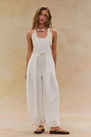 Nellie Jumpsuit by free-est at Free People in White, Size: M