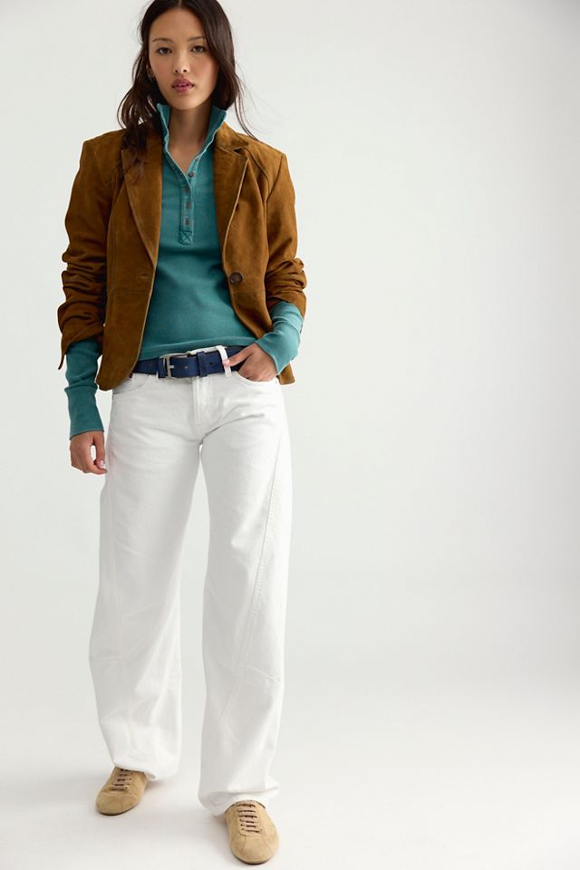 We The Free Lake Solid Henley #2