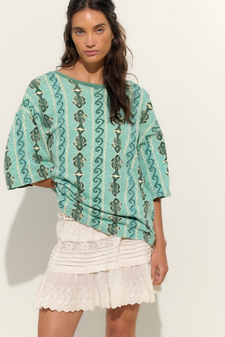 We The Free By The Sea Tee at Free People in Blue, Size: S