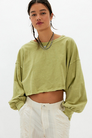 We The Free Sandy Long Sleeve Top at Free People in Perfect Pair, Size: Large
