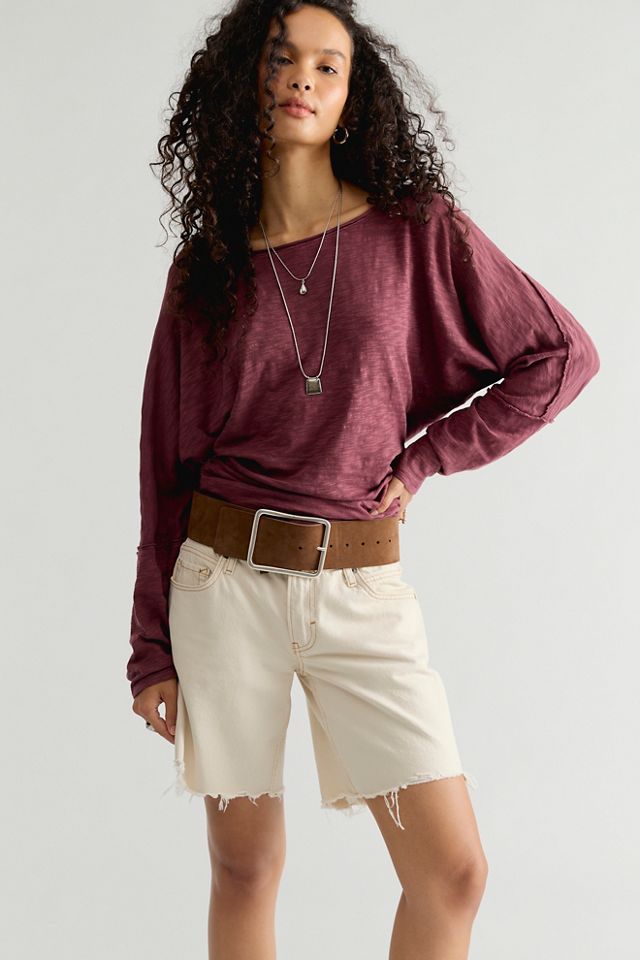 We The Free Solana Low-Rise Shorts #5