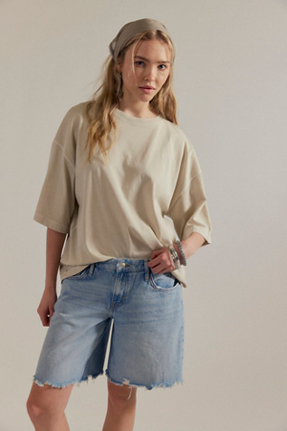 We The Free Solana Low-Rise Shorts at Free People in Seek And Destroy, Size: 24