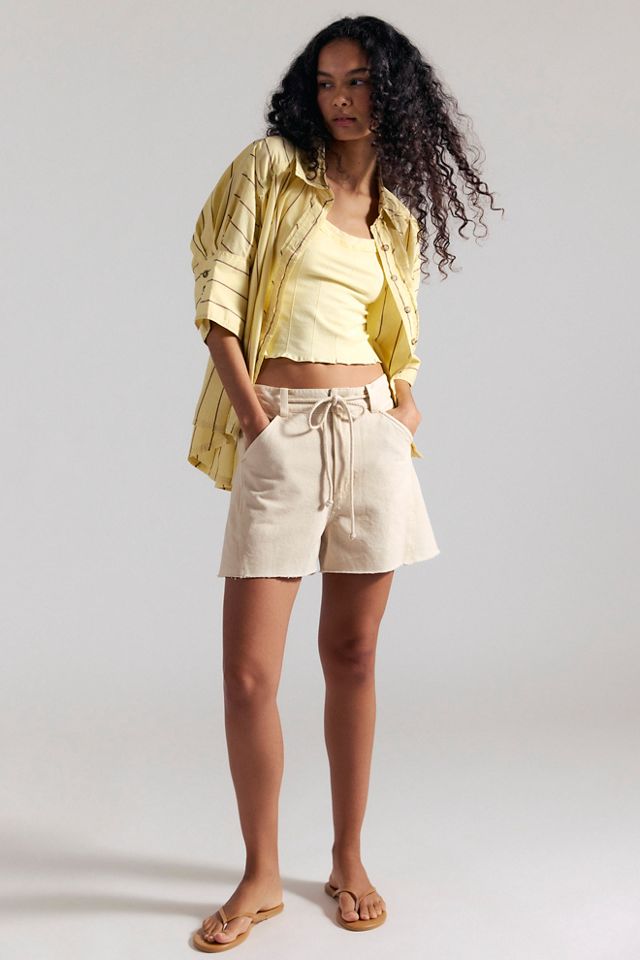 Camped Out Cotton-Canvas Shorts #2