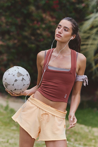 Free Throw New Heights Cami Top by FP Movement at Free People in Fired Clay, Size: XS/S
