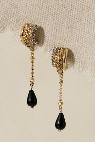 Dion Hoop Earrings by Free People in Gold