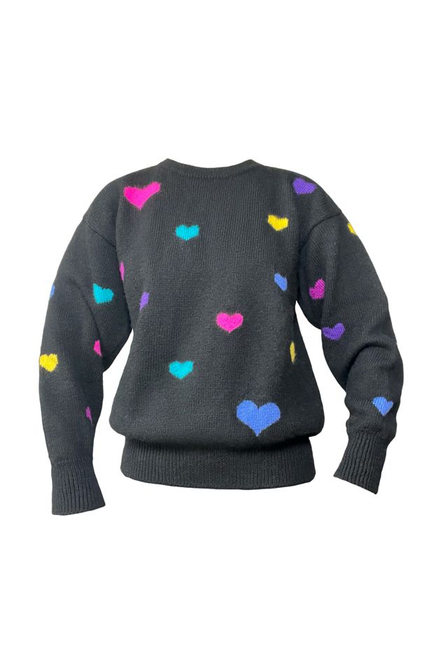 Nostaligic Nomade Colorful Hearts Sweater #1
