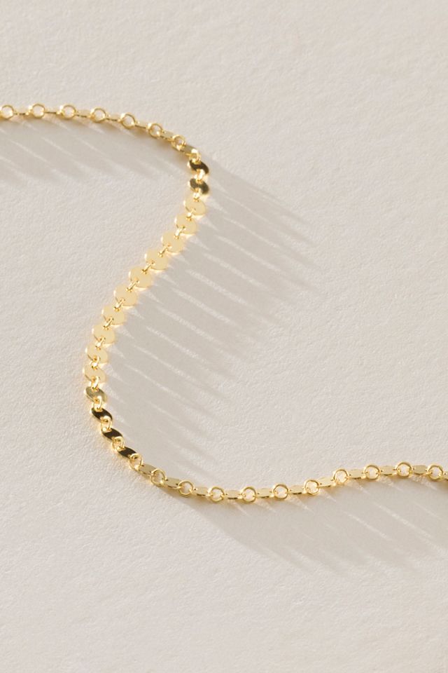 OXB Gold Filled Disco Chain Necklace | Free People