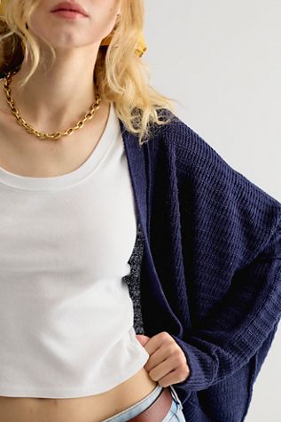We The Free Mad About You Linen Cardi