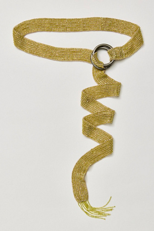 Breezy Beaded Wrap Belt
