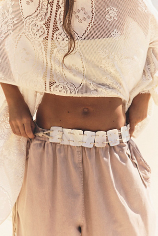 Женский ремень Free People Sun Faded Wrap Belt, цвет: Морская соль