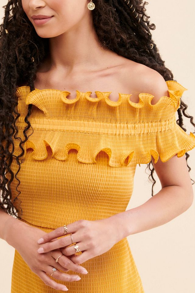 Keepsake Off the Shoulder Ruffle Dress #3
