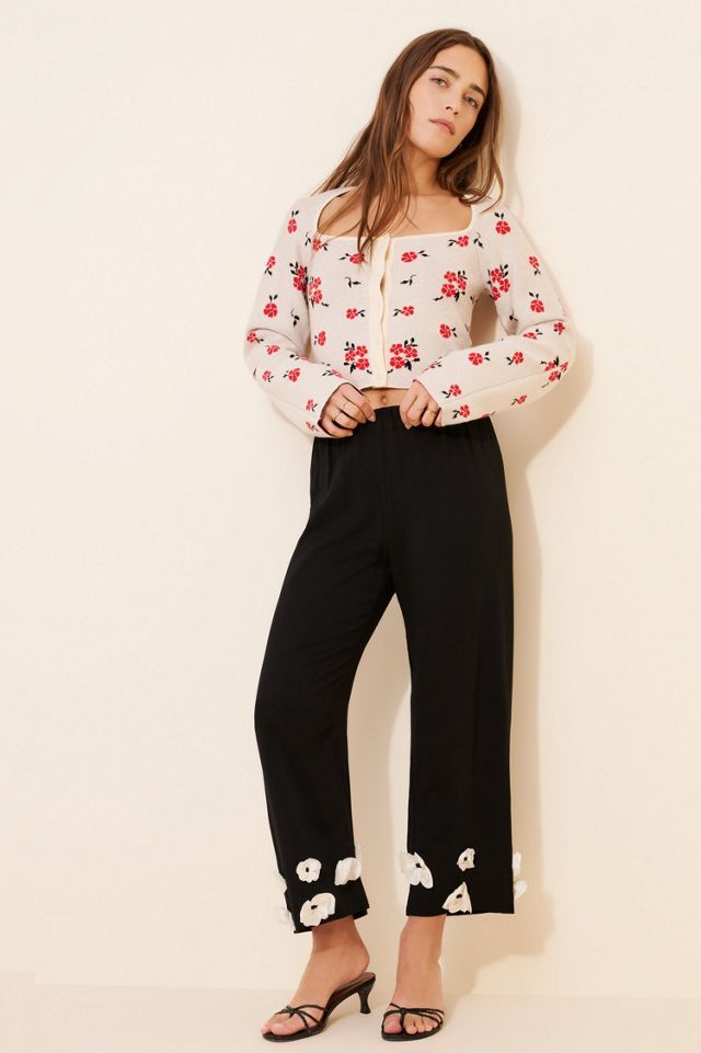 Saemdi Floral Cropped Cardigan #4