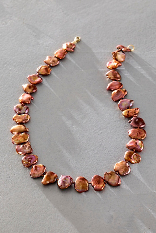 Atma Prema Mocha Keshi Pearl Necklace