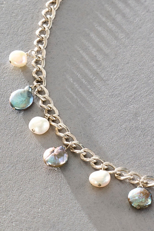 Женское колье Atma Prema Pearl Charm, цвет: Серебряный — фото 2