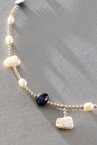 Женское колье Atma Prema Pearl And Silver, цвет: Серебряный — фото 2