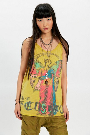 Magnolia Pearl Child Of Cosmos Lana Tank Top at Free People in Yellow