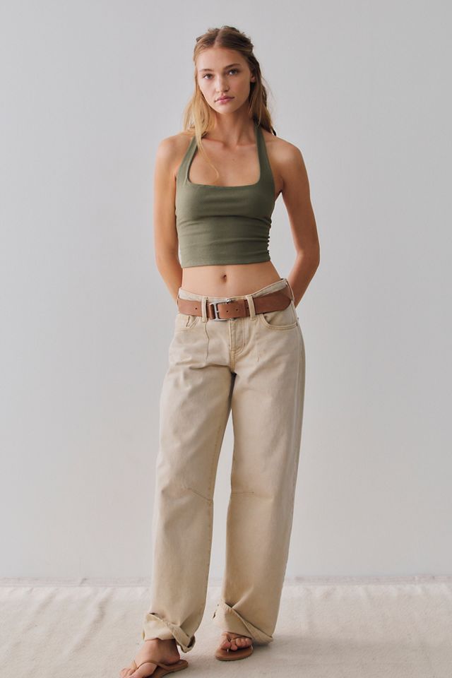 Round Two Pique Low-Back Tank #2