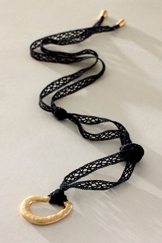 Moon Lariat Necklace