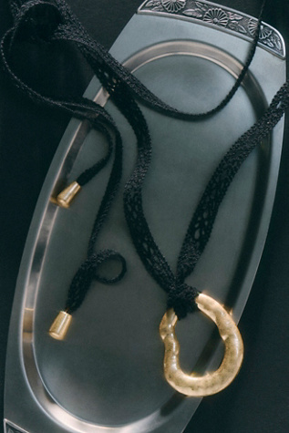 Moon Lariat Necklace