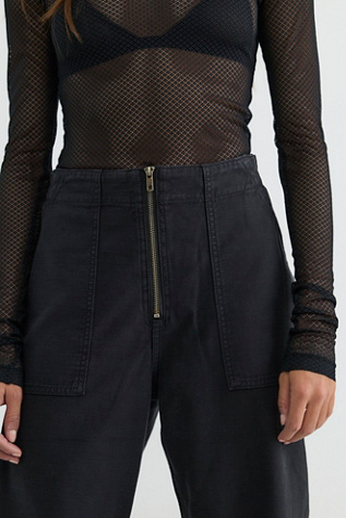 Женские брюки Lee Loose Utility, цвет: Потёртый чёрный — фото 3