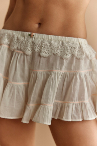 In Full Swing Shorts by Intimately at Free People in White, Size: L