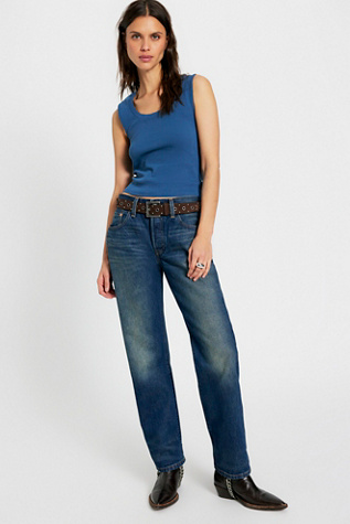 Levi's 501 90s Selvedge Jeans at Free People in Dark Wash, Size: 28