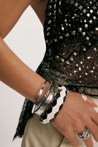 Avis Bangle at Free People in Black/Natural