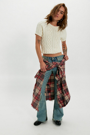 Levi's Low-Rise Slim Bootcut Jeans at Free People in Dark Wash, Size: 29