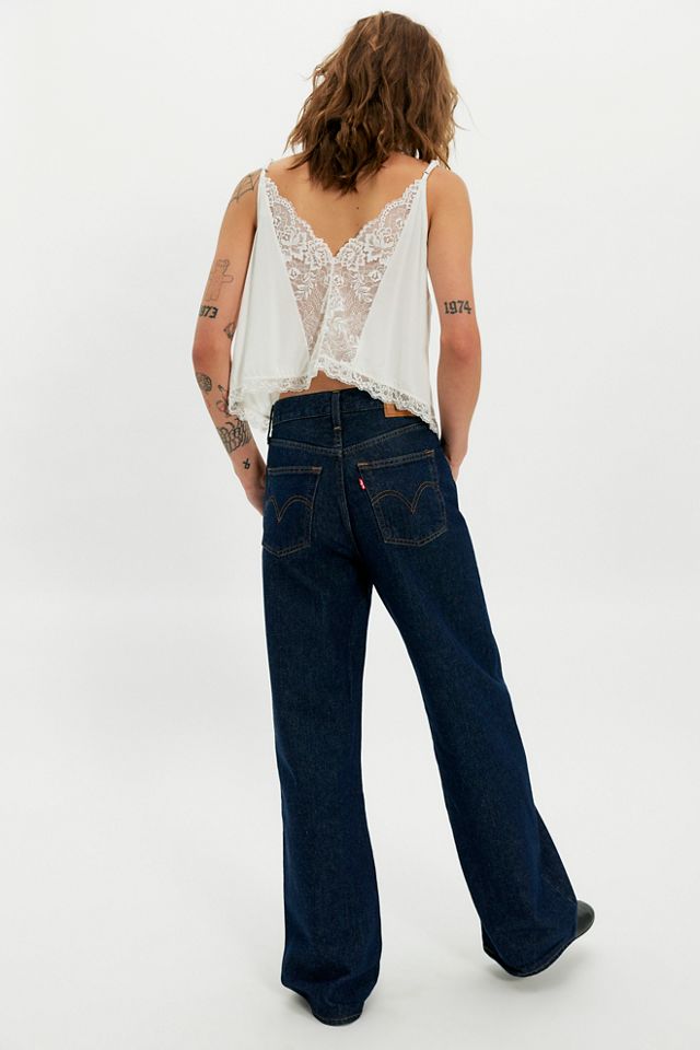 Levi's Ribcage Wide-Leg Jeans #1