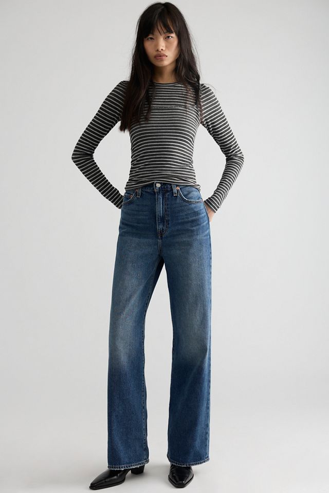 Levi's Ribcage Wide-Leg Jeans #1