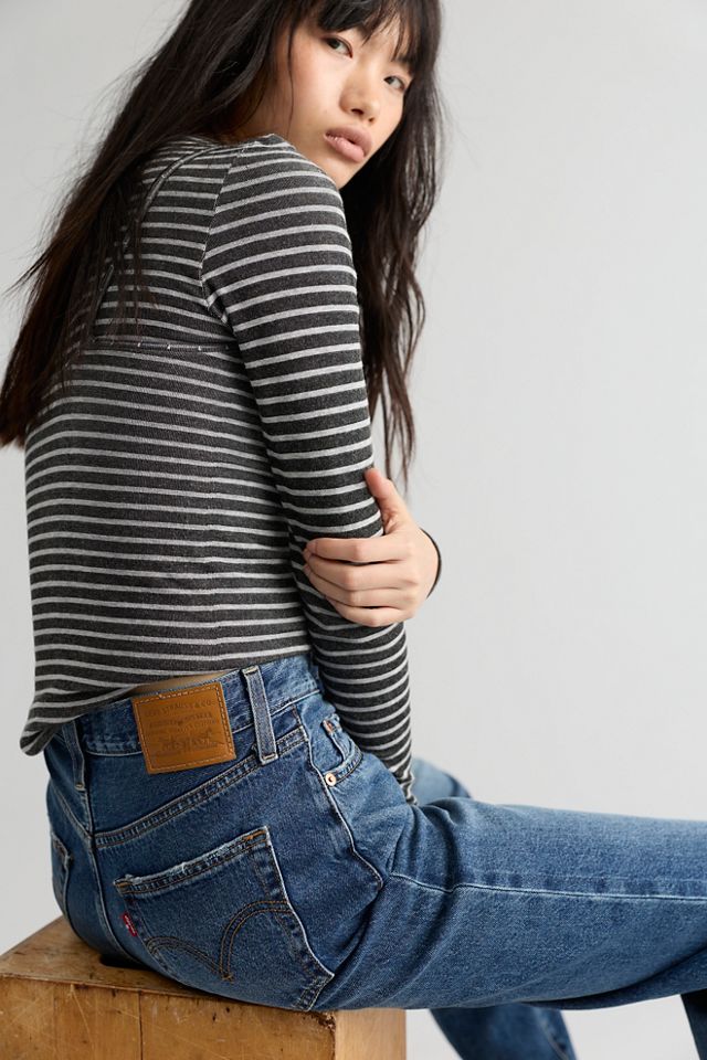 Levi's Ribcage Wide-Leg Jeans #3