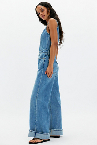Женский комбинезон Levi's Denim Vest Wide-Leg Jumpsuit, цвет: Own It Jumpsuit — фото 3
